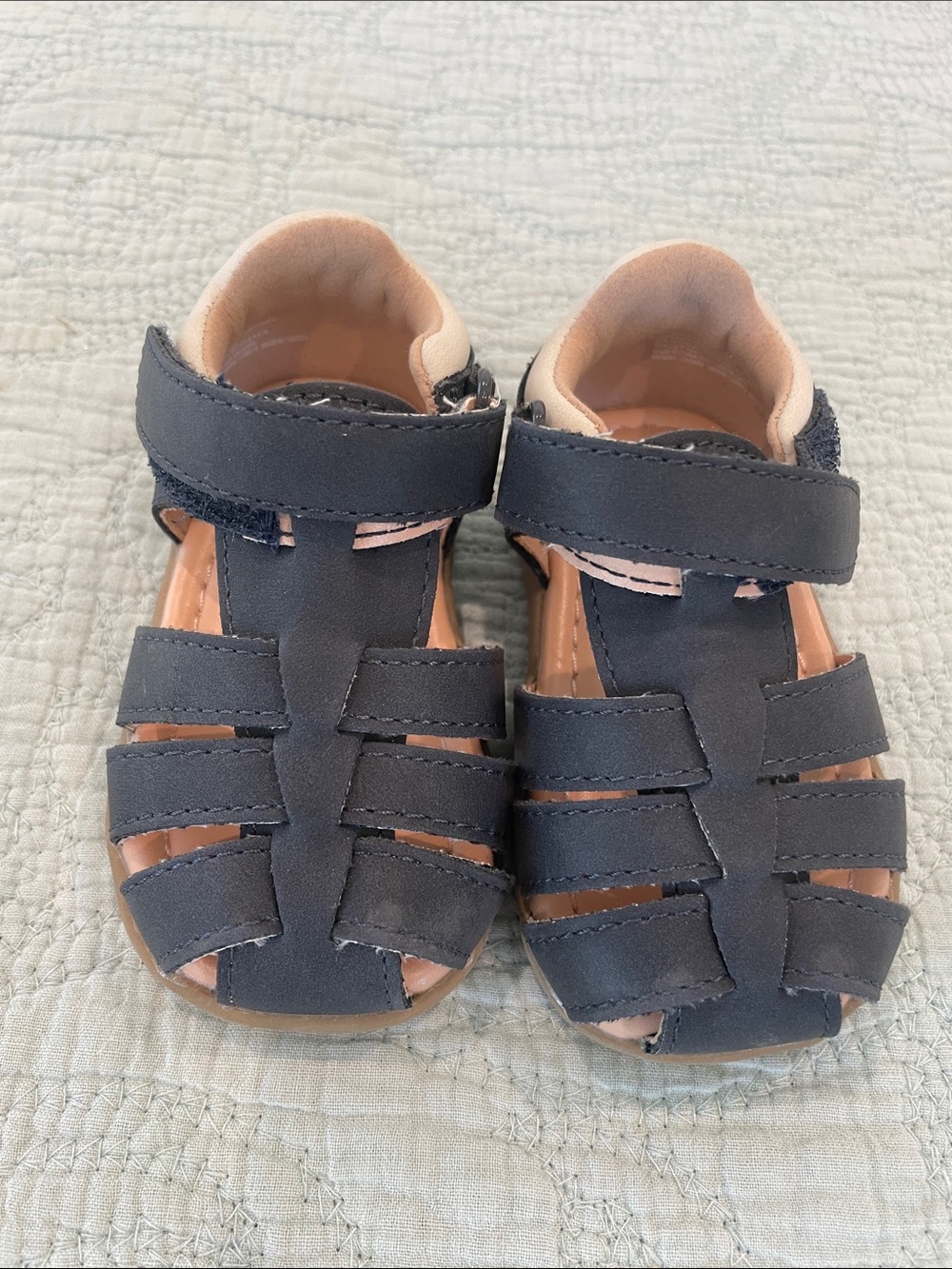 Place Navy Blue Toddler Fisherman Sandals